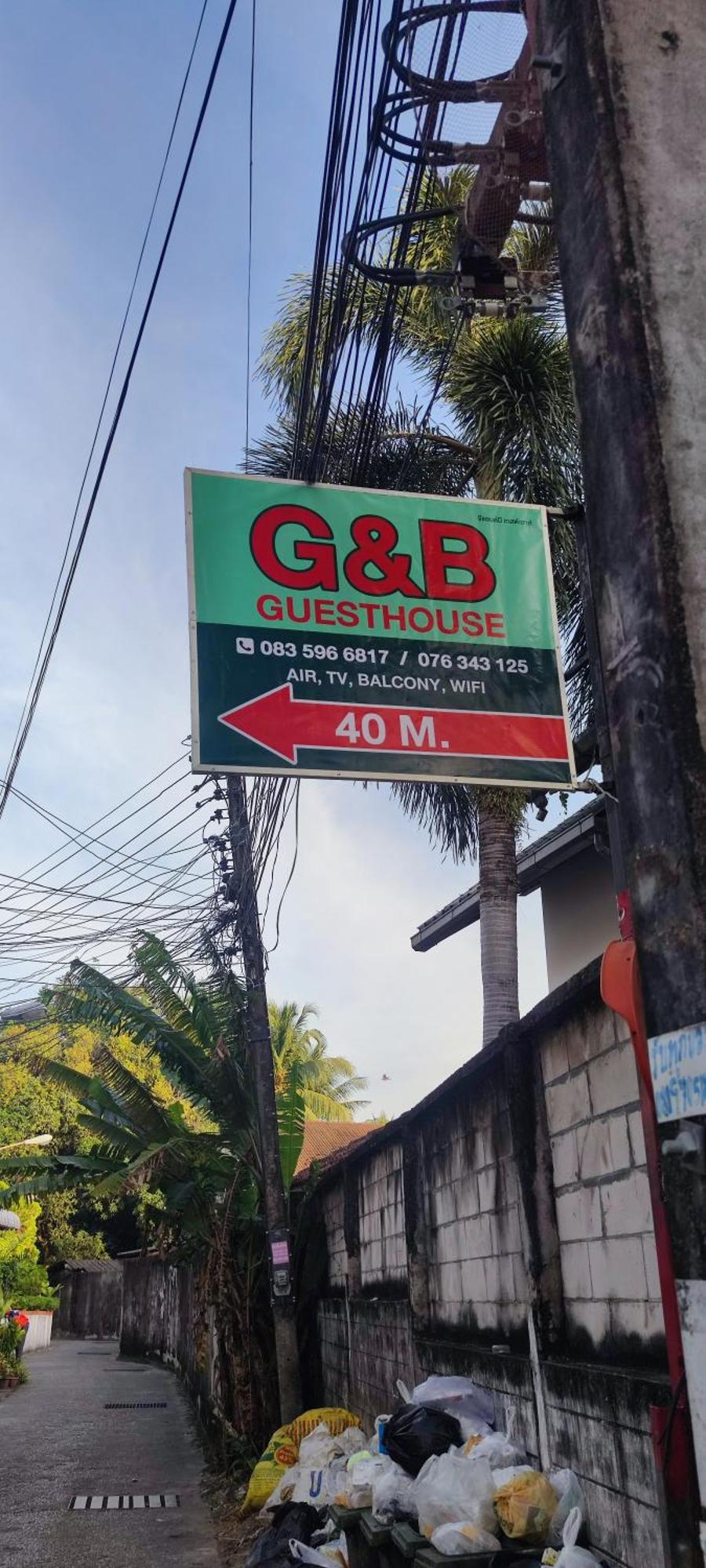 G&B Guesthouse Patong Exterior photo